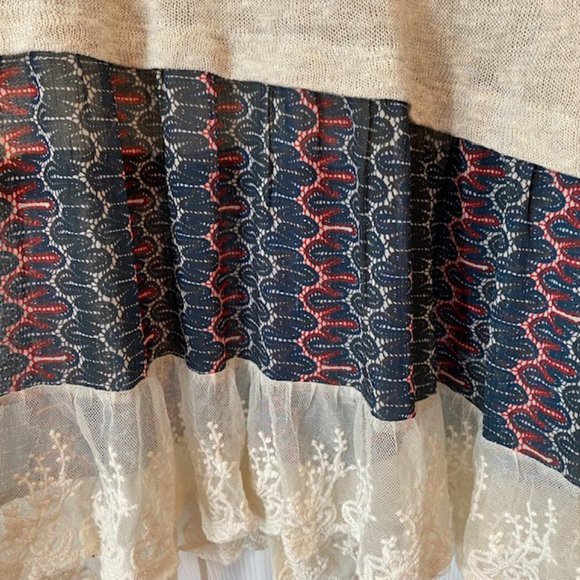 Multiples Lace Trim Tunic - Picture 2 of 3